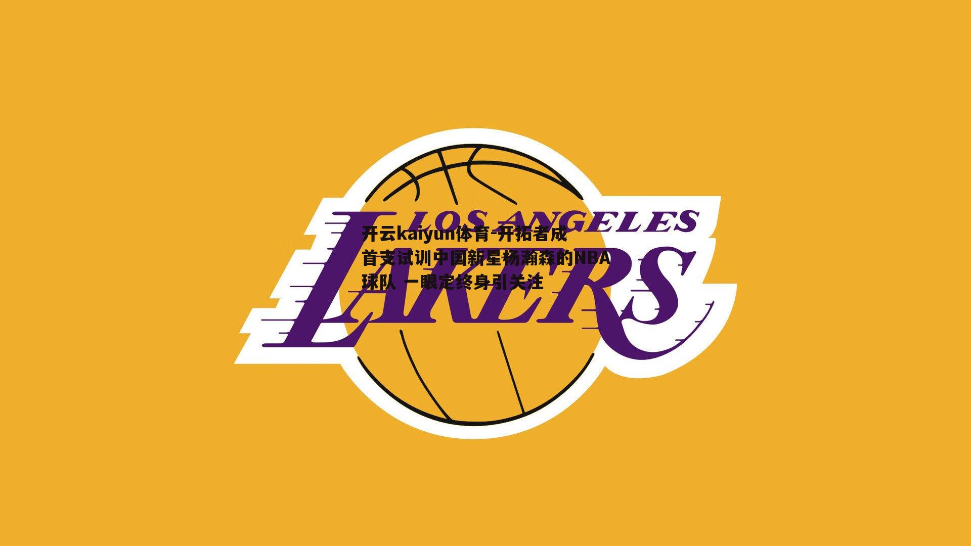 开拓者成首支试训中国新星杨瀚森的NBA球队 一眼定终身引关注